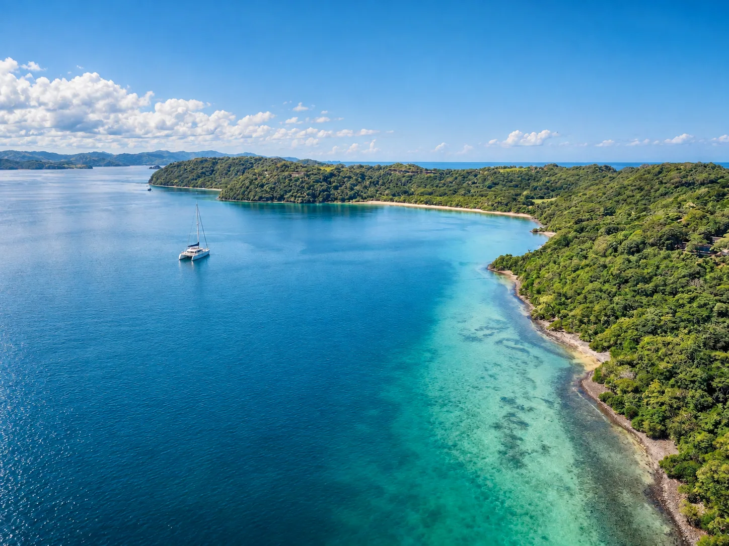 Sailing and anchoring along the Gulf of Papagayo in Guanacaste